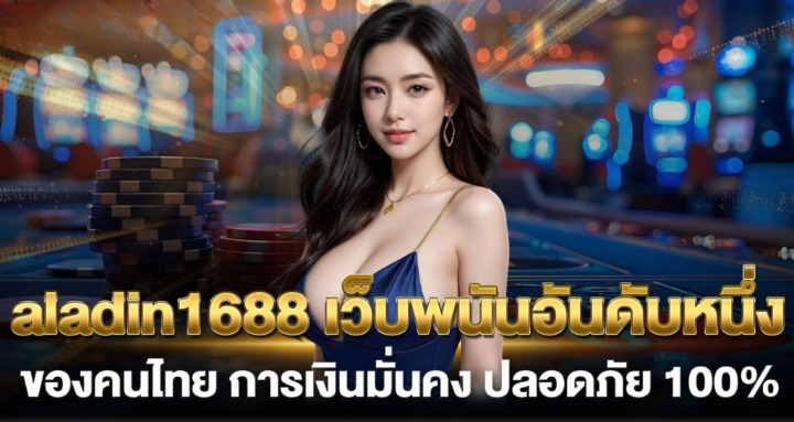 ALADIN1688 ที่สุดของเว็บคาสิโนออนไลน์ แจ็กพอตแตกง่าย จ่ายจริง!