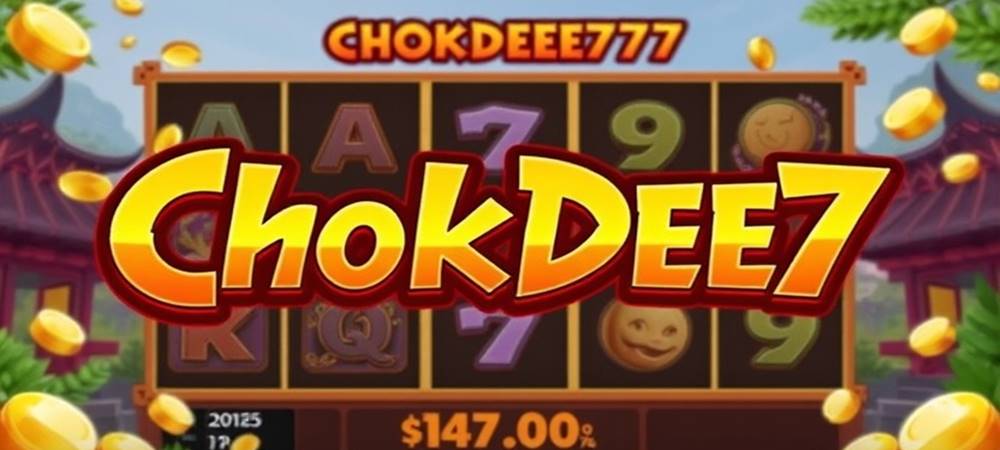 CHOKDEE777 SLOT โปรโมชั่นเด็ด